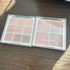 dasique アイシャドウパレット & チークパレット　ミルキーアプリコット