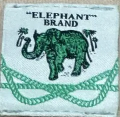 Elephant Brand Tシャツ Mベージュバンダナ柄 古着 ストリート