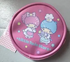 キキララ リトルツインスターズ　円形ポーチ　丸型ポーチ　サンリオ