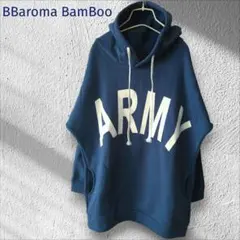 BBBaroma BamBoo 裏起毛 ネイビー パーカー フリーサイズ