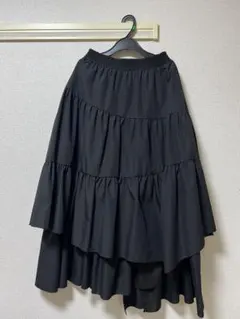 RODEO CROWNS WIDE BOWL ブラックフレアロングスカートのサムネイル