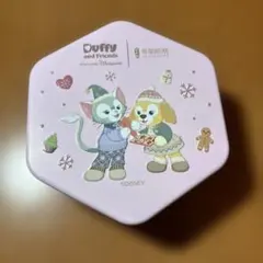 Duffy and Friends 六角形缶　空き缶