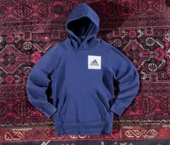 adidas アディダス プルオーバー パーカー ネイビー S