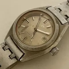 【稼働品】SEIKO セイコー コスモス 腕時計 手巻き デイト シルバー