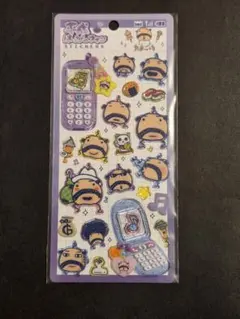 ■平成はっぴーフォンステッカー　たまごっち おやじっち