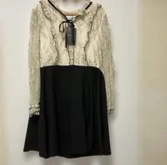 GOLDJAPAN mellowrani レース切替ワンピース　大きいサイズ新品