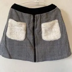 裏起毛　キュロットスカート　140