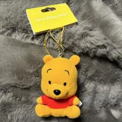 新品タグ付き くまのプーさん ぬいぐるみキーホルダー TDR限定