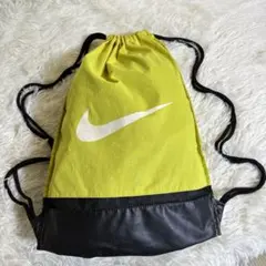 Nike 蛍光イエロー ナップザック 　ドローストリングバッグ