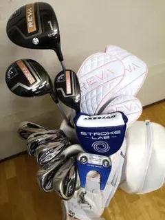 美品Callaway REVAレディースクラブ9本／バッグセット