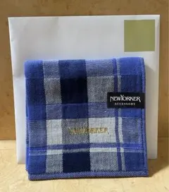 【新品未使用品】NEWYORKER チェック柄 タオルハンカチのサムネイル
