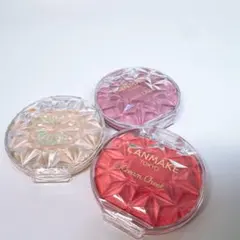 CANMAKE クリームチーク　05 01 むにゅっとハイライター 01