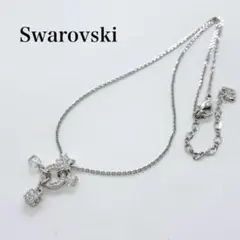 Swarovski スワロフスキー シルバーカラー ネックレス 星 キューブ