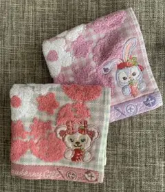 Disney ディズニー　ハンカチ　シェリーメイ　ステラルー刺繍　二枚セット