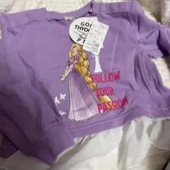 ラプンツェル トレーナー 紫 100cm