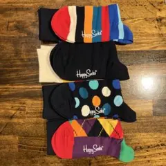 ハッピーソックス happy socks 23〜25.5cm 新品未使用 小さめのサムネイル