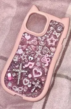 iPhone13 14 ケース デコケース デコ電 量産型 地雷系 平成女児