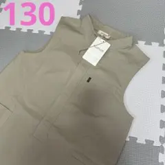 ⭐︎新品タグ付き⭐︎HusHusH ジャンパースカートワンピース130cm ベージュ