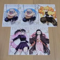 鬼滅の刃 ポストカードガム 禰豆子＆善逸＆伊之助(2枚)＆カナヲ ※バラ可能