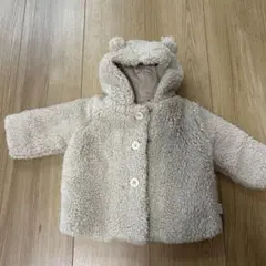 ★お値下げ中★baby GAPクマ耳モコモコ　ジャケット 3-6ヶ月