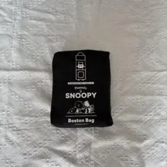 SNOOPY Boston Bag ブラック