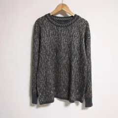 【古着屋】グレーアクセントニット