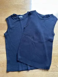 UNIQLO ブラック タンクトップ M