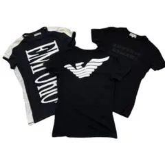 Emporio Armani アルマーニ Tシャツ 3枚セット ブラック