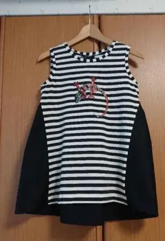 新品◾︎未使用 MONNALISA Jakioo ボーダー カットソー 160のサムネイル