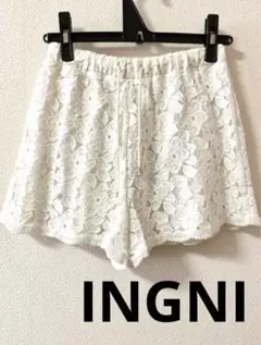 レース ショートパンツ キュロット　新品タグ付き(INGNI)