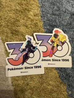 ポケモン30周年記念ステッカー メガフェスタ 韓国限定 ミライドン