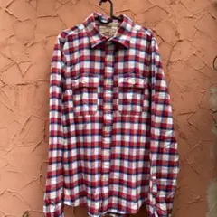 新品未使用 ホリスター 高級ネルシャツ　レッドチェック