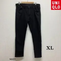 UNIQLO『ユニクロ』EZY ジーンズ【XL】ブラック 黒
