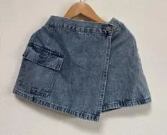 GUデニムラップミニスコート160
