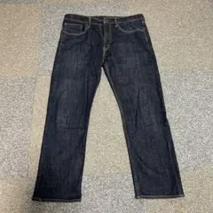 LEVI'S 505 ダークブルー ストレートデニム W34 L32