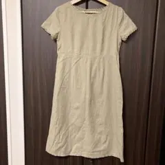 DO!FAMILY 半袖ベージュワンピース