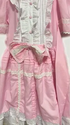 ピンクロリータワンピースドレス甘ロリ