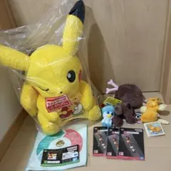 ポケットモンスターぬいぐるみ1番くじ ピカチュウ エネコ サルノリ