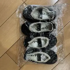 黒いファーストシューズ 4足セット