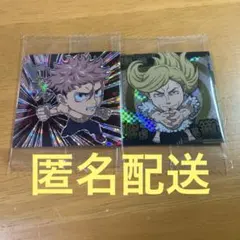 呪術廻戦　ウエハース　特級R 極　虎杖悠仁　虎杖　シール　2枚セット