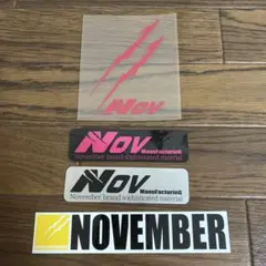 NOVEMBER ステッカーセット