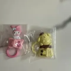 サンリオ　キーリングハンガー　 ポムポムプリン マイメロディ
