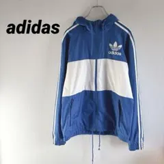 アディダス オリジナルス　ウィンドブレーカー　トレフォイル　裏メッシュ　ナイロン