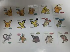 ポケモンデコキャラシール　１５枚セット　㋑