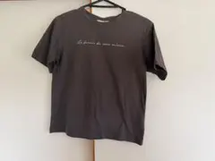 NATURAL BEAUTY BASIC ロゴTシャツ M チャコール