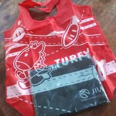未使用JRA TURFY エコバッグ 赤&黒