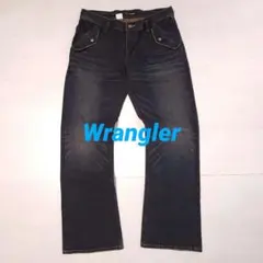 新品 Wrangler ブーツカット フレアデニム フラップポケット インディゴ