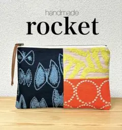 ハンドメイド パッチワーク 平 ポーチ 通帳ケース ミナペルホネン 生地 3