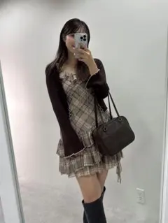 OLIVE des OLIVE フリルキャミワンピース