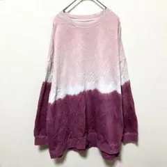 TIME AND TRU 【XL】タイダイ柄スウェット オーバーサイズ